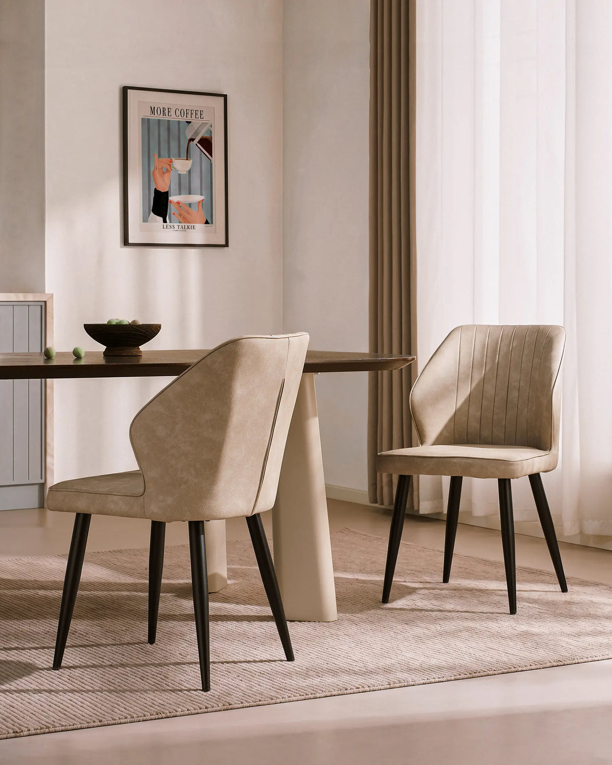 Danforth Faux Leather Dining Chairs [Set of 6]-0