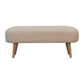 Boucle Hallway Bench