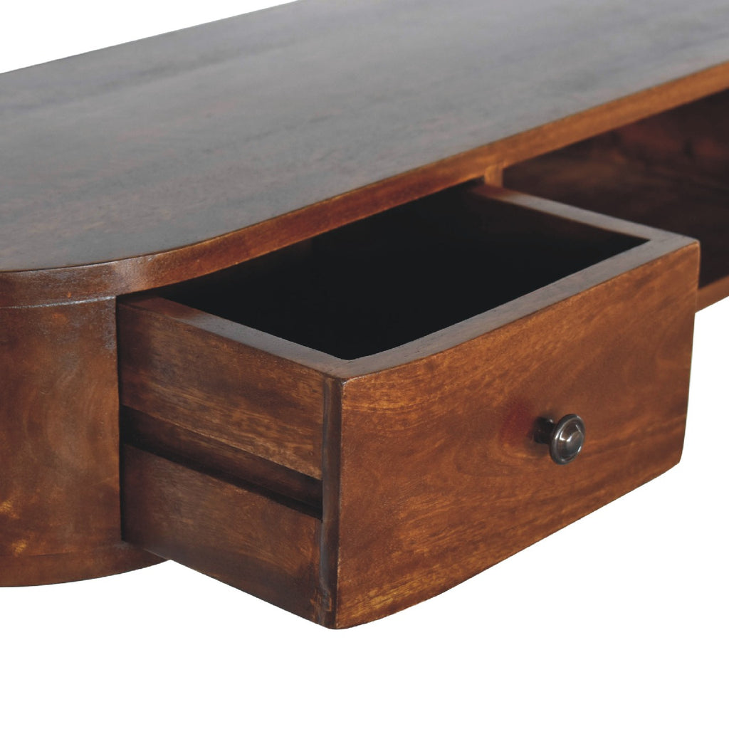 Lunar 2 Drawer Wall Mounted Console