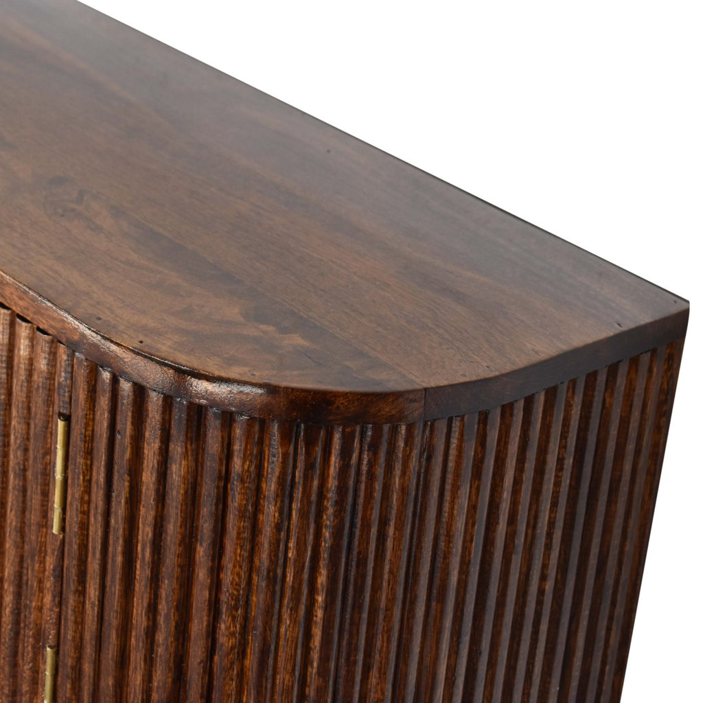 Chunky Chestnut Wall Mounted Console