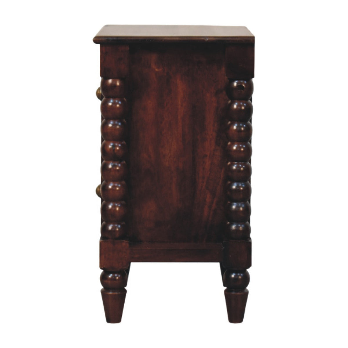 Spindle Winewood Nightstand
