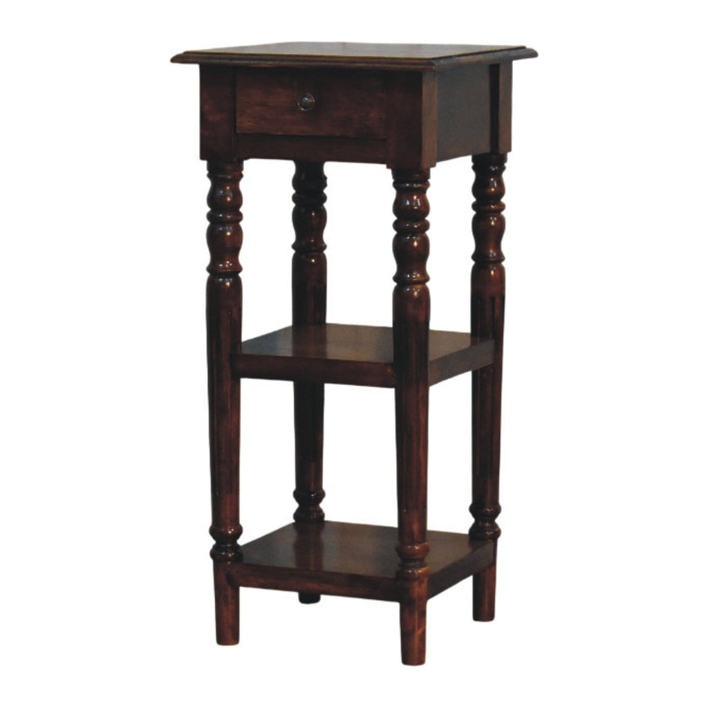 Tall Turned Leg Side Table