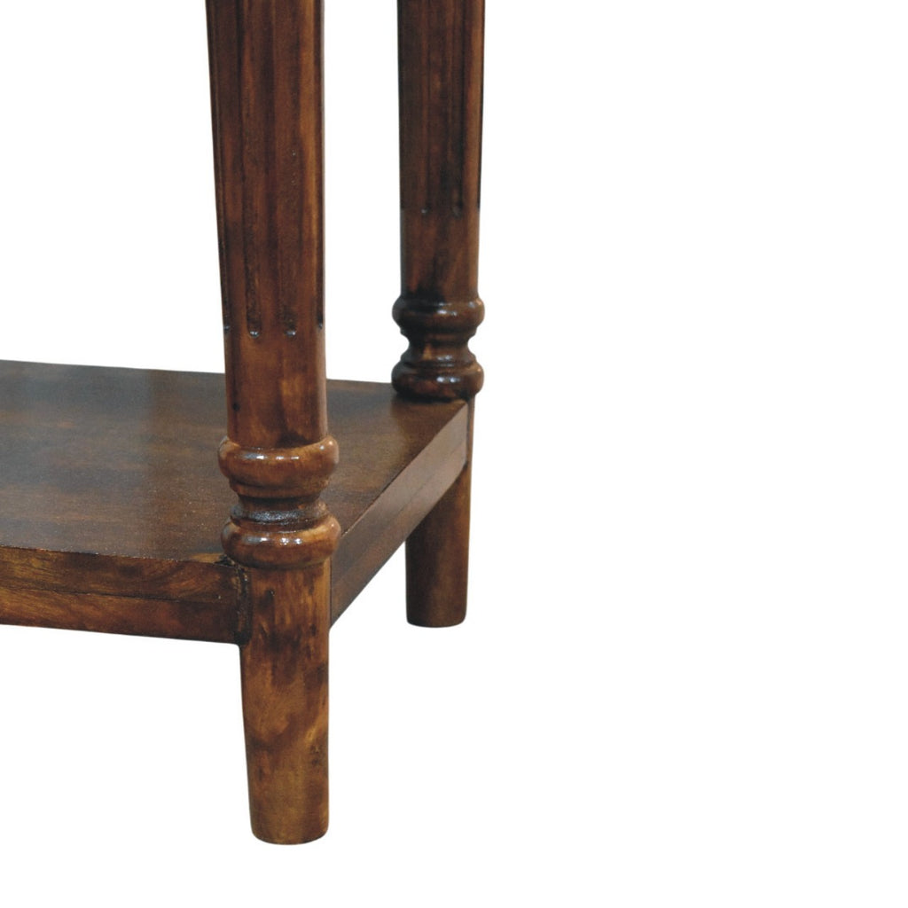 Tall Turned Leg Side Table