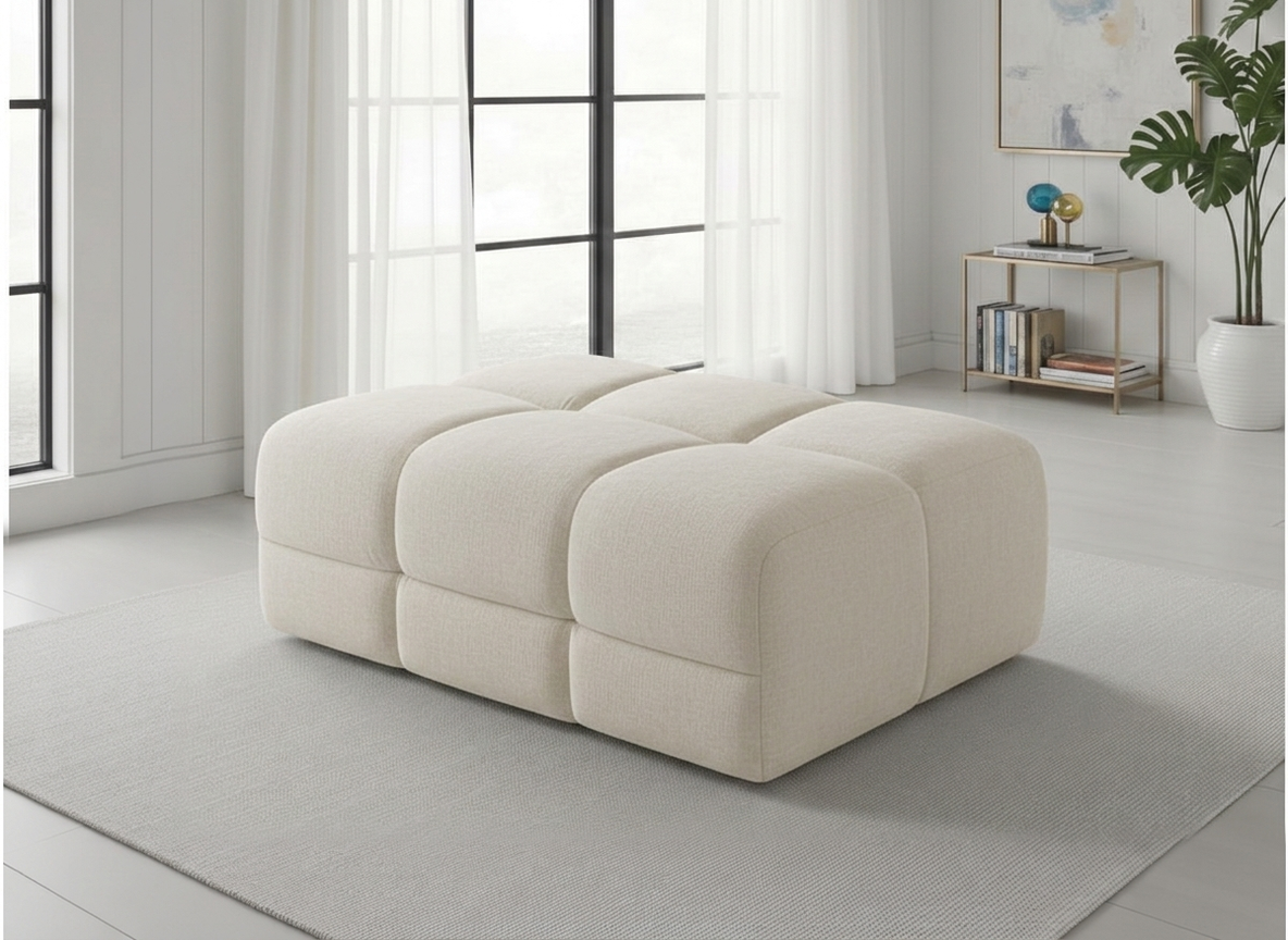 Jacob Sofa Natural Footstool