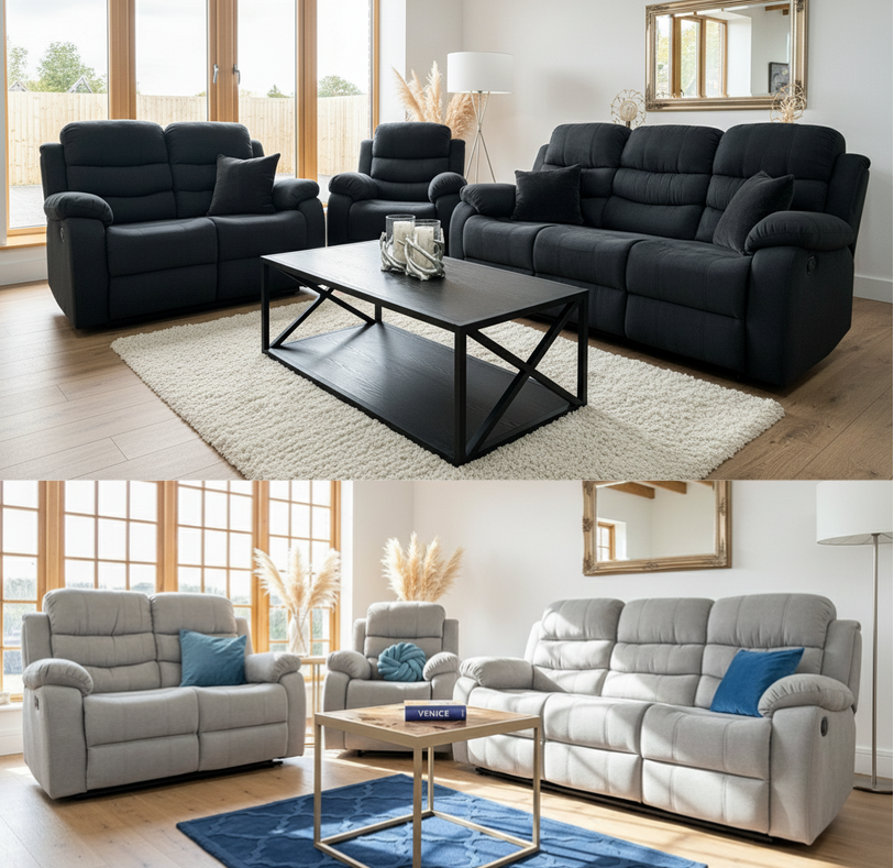 Stanley Manual Recliner Sofa